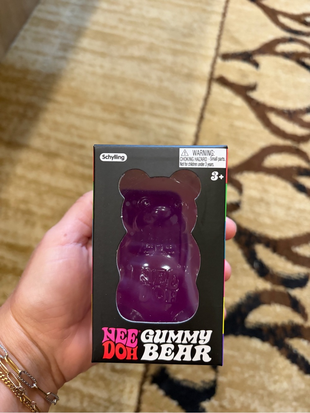 Schylling Nee Doh Gummy Bear - Purple